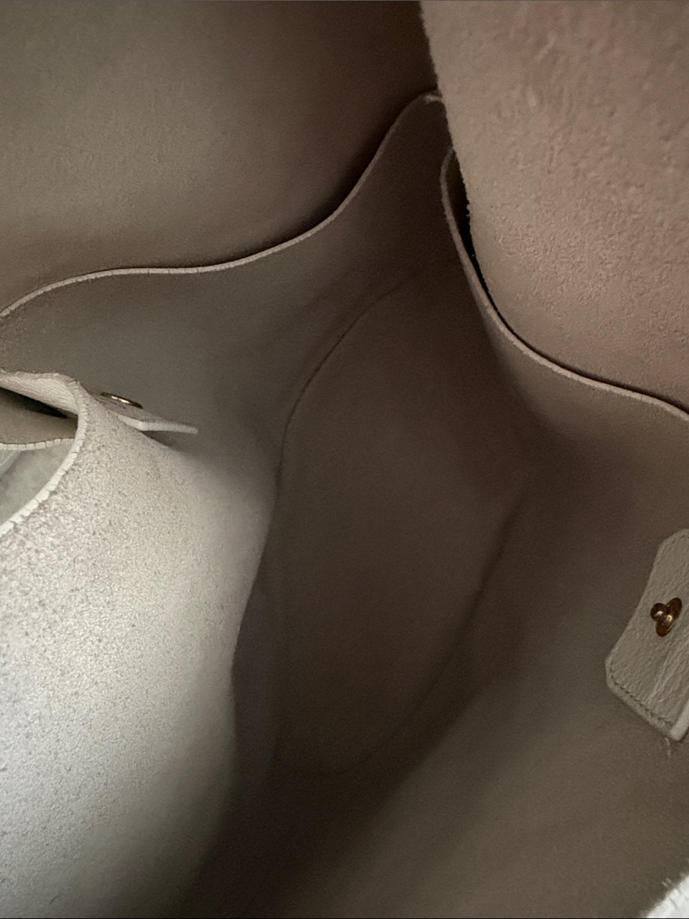 A.L.C. ALC Sadie Cream Leather Hobo Shoulder Bag with Pockets - Picture 9 of 15